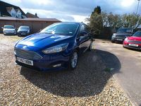 Used Ford Focus Zetec 125 HP (91 kW) 2018 Blue Hatchback