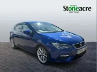 Used Seat Leon FR 123 HP (90 kW) 2018 Blue Hatchback