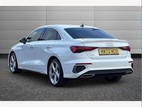 Used Audi A3 S-Line 110 HP (80 kW) 2022 White Sedan