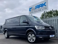 Used VW T6 Highline 204 HP (150 kW) 2018 Blue Van
