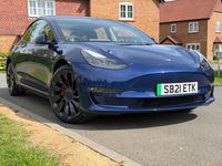 Usado Tesla Model 3 Performance 82 kW (112 CV) 2021 Azul Berlina
