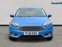 Used Ford Focus Titanium 125 HP (91 kW) 2017 Blue Hatchback