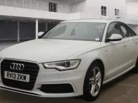Used Audi A6 S-Line 2013 White Sedan