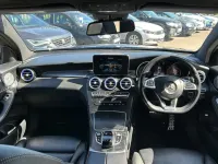 Usado Mercedes GLC250 AMG line 2017 Azul Coupé