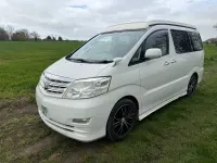 Begagnad Toyota Alphard 2024 Vit Minibuss