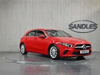 Used Mercedes A180 Executive 136 HP (100 kW) 2019 Red Hatchback