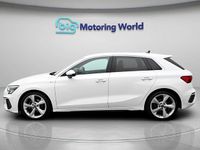 Begagnad Audi A3 S-Line 148 HK (108 kW) 2022 Vit Sedan