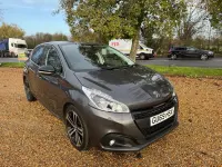 Used Peugeot 208 GT-line 100 HP (73 kW) 2019 Grey Hatchback