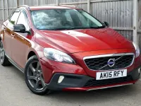 Used Volvo V40 2015 Red Hatchback