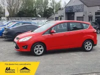Begagnad Ford C-MAX Zetec 115 HK (84 kW) 2015 Röd Minibuss