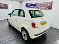 Used Fiat 500 Lounge 85 HP (62 kW) 2011 White Hatchback