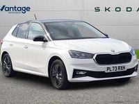 Used Skoda Fabia Colour Edition 94 HP (69 kW) 2023 Candy white body / black magic pearl effect roof Hatchback