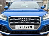 Used Audi Q2 S-Line 150 HP (110 kW) 2018 Blue SUV