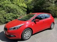 Used Kia Ceed 89 HP (65 kW) 2015 Red Hatchback