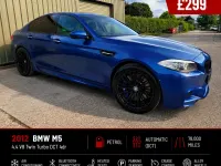 Used BMW M5 Comfort Edition 560 HP (411 kW) 2012 Blue Sedan