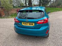 Used Ford Fiesta Zetec 2017 Blue Hatchback