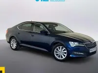 Used Skoda Superb SE Technology 150 HP (110 kW) 2023 Blue Hatchback