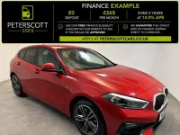 Used BMW 118 Sport Line 136 HP (100 kW) 2021 Red Hatchback