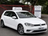 Used VW Golf VII SE 110 HP (80 kW) 2018 White Hatchback