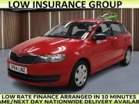 Usado Skoda Rapid 110 HP (80 kW) 2014 Vermelho Citadino