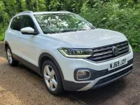 Used VW T-Cross SEL 115 HP (84 kW) 2019 White SUV
