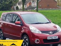 Used Nissan Note N-TEC 110 HP (80 kW) 2012 Red Hatchback