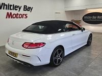Used Mercedes C200 AMG line 2018 White Cabriolet