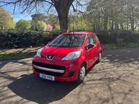 Used Peugeot 107 68 HP (50 kW) 2011 Red Hatchback