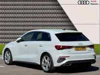 Used Audi A3 S-Line 147 HP (108 kW) 2023 White Sedan