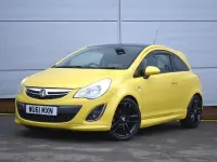 Used Vauxhall Corsa Edition 85 HP (62 kW) 2012 Yellow Hatchback
