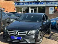 Used Mercedes E220 AMG line 194 HP (142 kW) 2017 Black Sedan