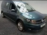Used VW Caddy Maxi S 102 HP (75 kW) 2019 Green MPV