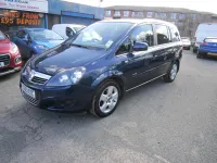 Used Vauxhall Zafira 115 HP (84 kW) 2010 Blue MPV