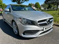 Used Mercedes CLA180 AMG line 122 HP (89 kW) 2018 Silver Sedan
