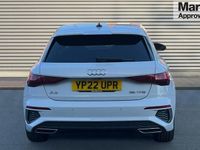 Used Audi A3 S-Line 150 HP (110 kW) 2022 White Sedan