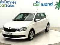 Used Skoda Fabia SE 75 HP (55 kW) 2017 White Hatchback