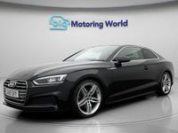 Used Audi A5 S-Line 148 HP (108 kW) 2019 Black Coupe