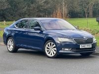 Used Skoda Superb SE L Executive 150 HP (110 kW) 2017 Blue Hatchback