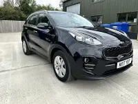 Used Kia Sportage 139 HP (102 kW) 2017 Black SUV