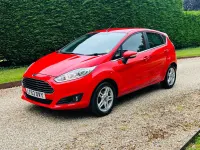 Used Ford Fiesta Zetec 2013 Red Hatchback
