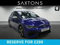 Used VW Golf VII R 2021 Blue Hatchback