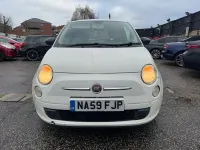 Begagnad Fiat 500 Pop 69 HK (50 kW) 2009 Vit Cab