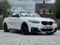 Used BMW 220 M Sport 2015 White Cabriolet