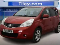 Used Nissan Note N-TEC 110 HP (80 kW) 2010 Red Hatchback