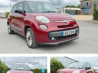 Used Fiat 500L Lounge 105 HP (77 kW) 2013 Red/black MPV
