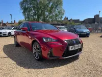 Used Lexus IS300h Sport Line 2019 Red Sedan