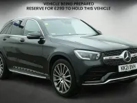 Used Mercedes GLC220 AMG line 194 HP (142 kW) 2021 Black SUV