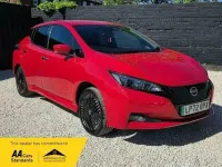 Used Nissan Leaf N-Connecta 160 kW (218 HP) 2022 Red Hatchback