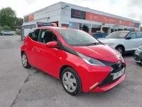 Used Toyota Aygo X-play 69 HP (50 kW) 2017 Red Hatchback
