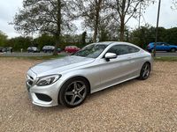 Usado Mercedes C220 AMG line 170 HP (125 kW) 2016 Prateado Coupé